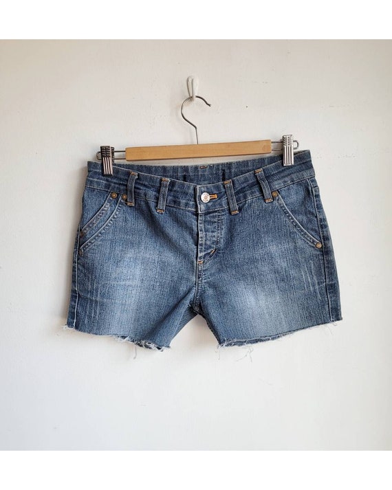 Y2k Jeans Shorts Low Rise Shorts Micro 