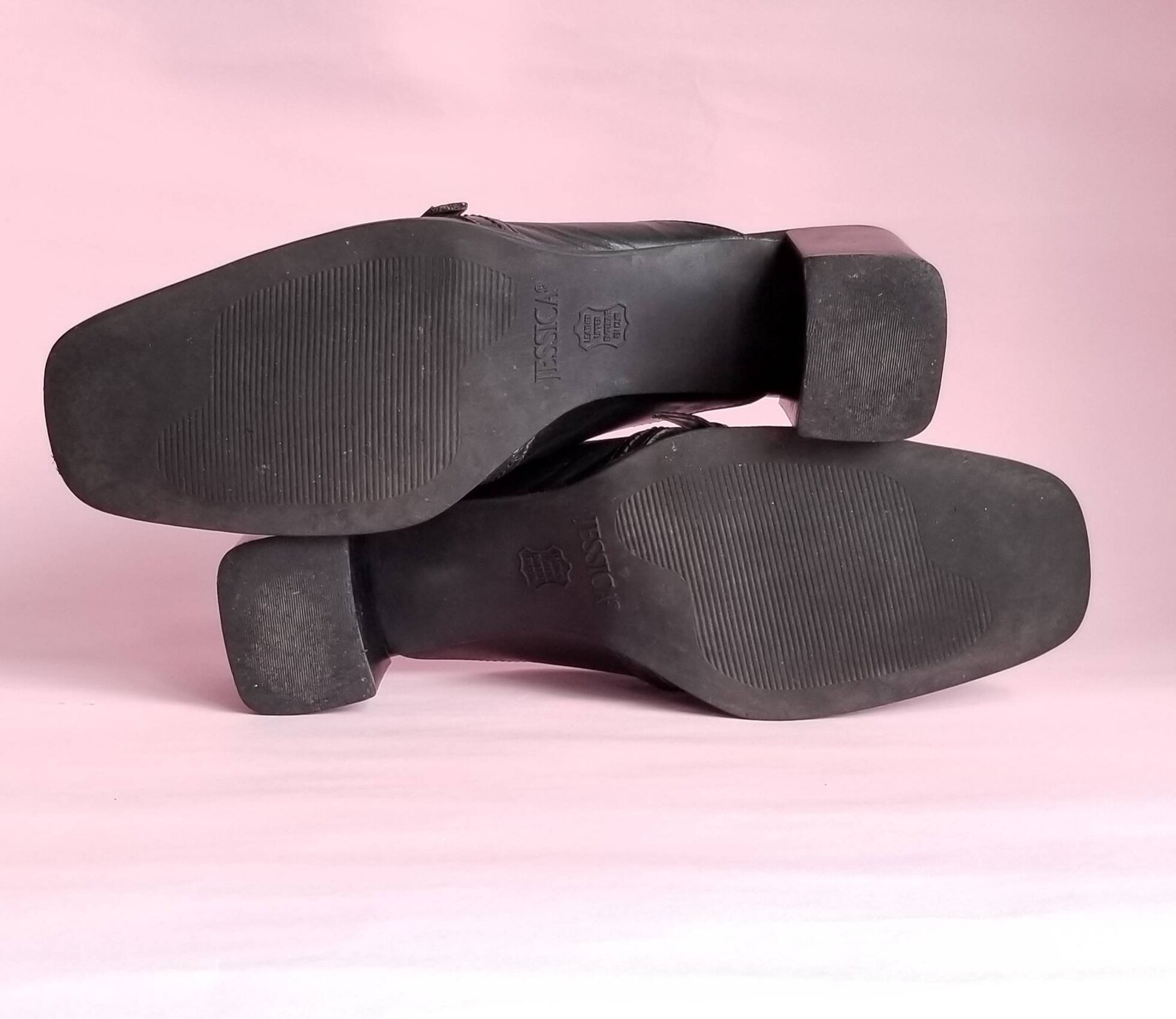 90s square heels