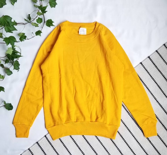 Kid Vintage/ Kids Sweatshirt, Kids Yellow Sweatshi