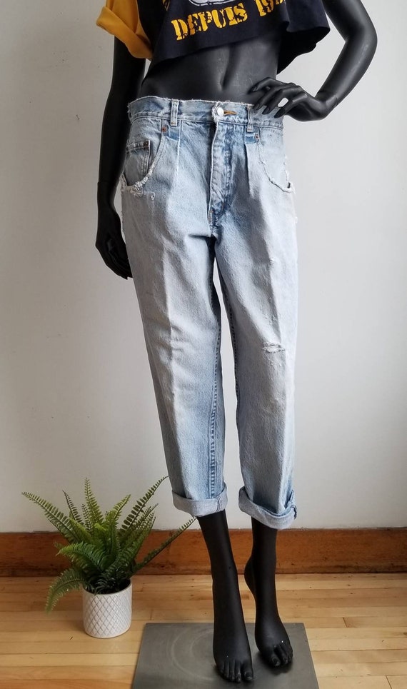 Buffalo Jeans, Vintage Women Jeans, Distress 80s J