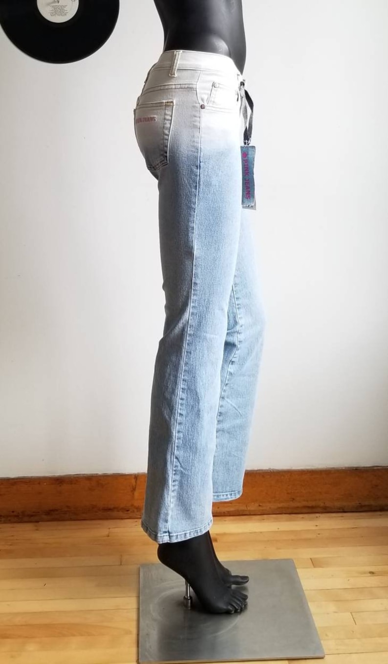y2k lace up jeans