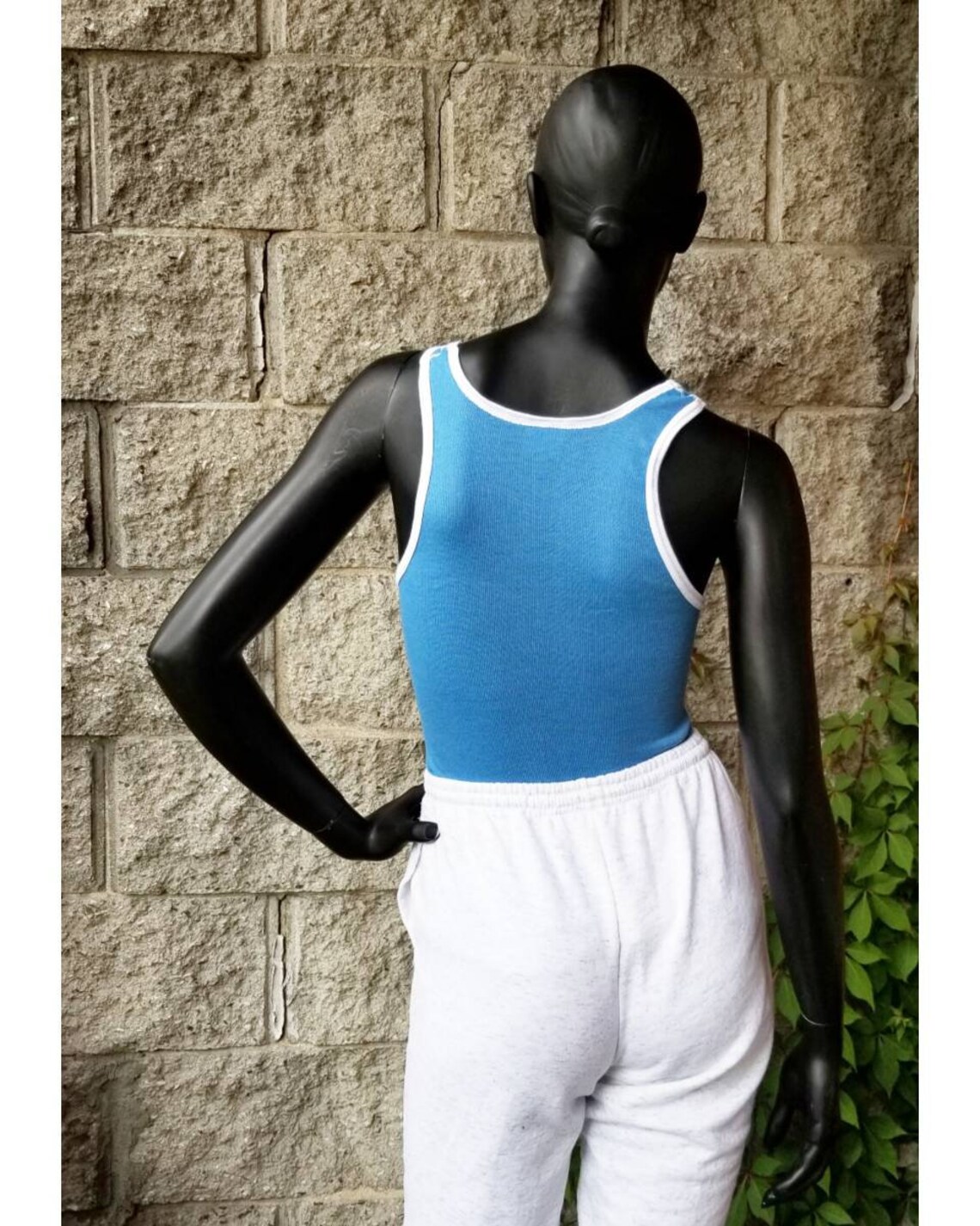 woman beater tank top