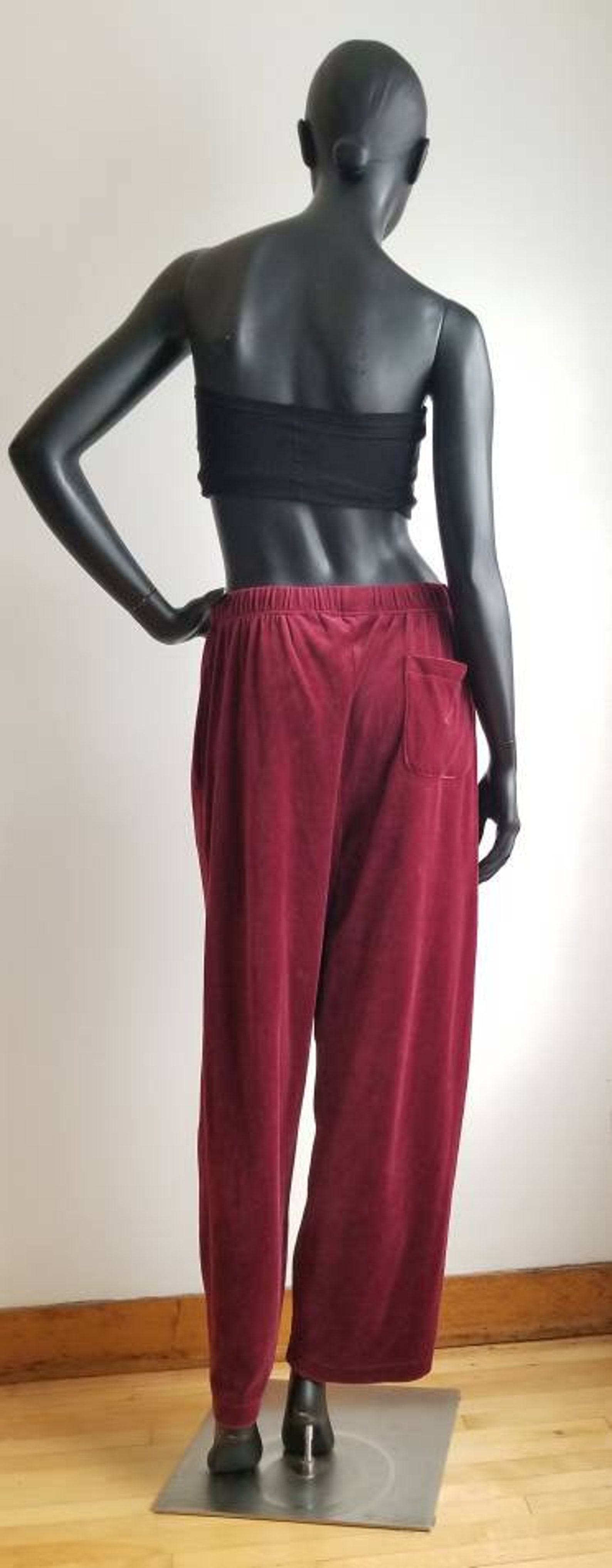 burgundy tracksuit womens