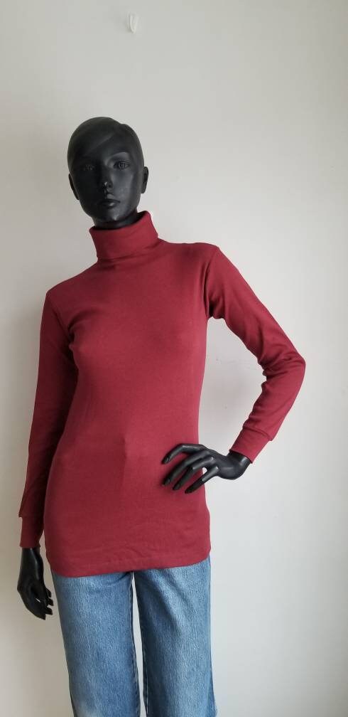 80s turtleneck outfit