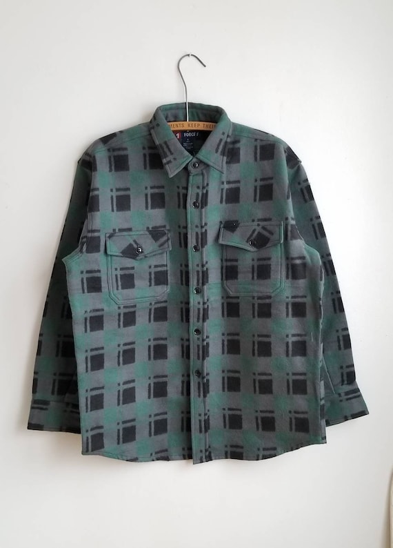 90s Deadstock Flannel Shirt, Vintage Lumberjack Fl