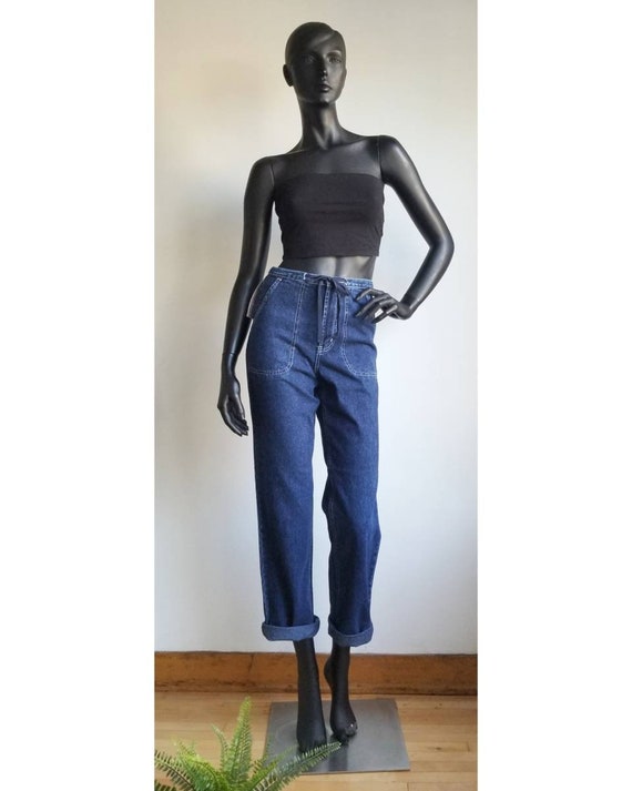 Y2k Jeans Contrast Stitch Jeans 