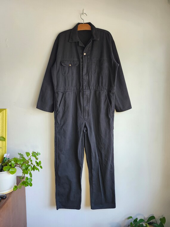 Jumpsuit Boiler suit Mechanic's Jumpsuit dark Bro… - image 6