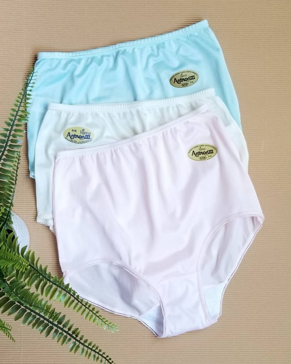 Retro Panties, High Waist Underwear, Lingerie, Kni