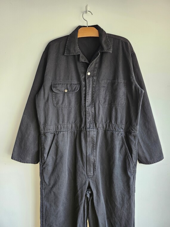 Jumpsuit Boiler suit Mechanic's Jumpsuit dark Bro… - image 7