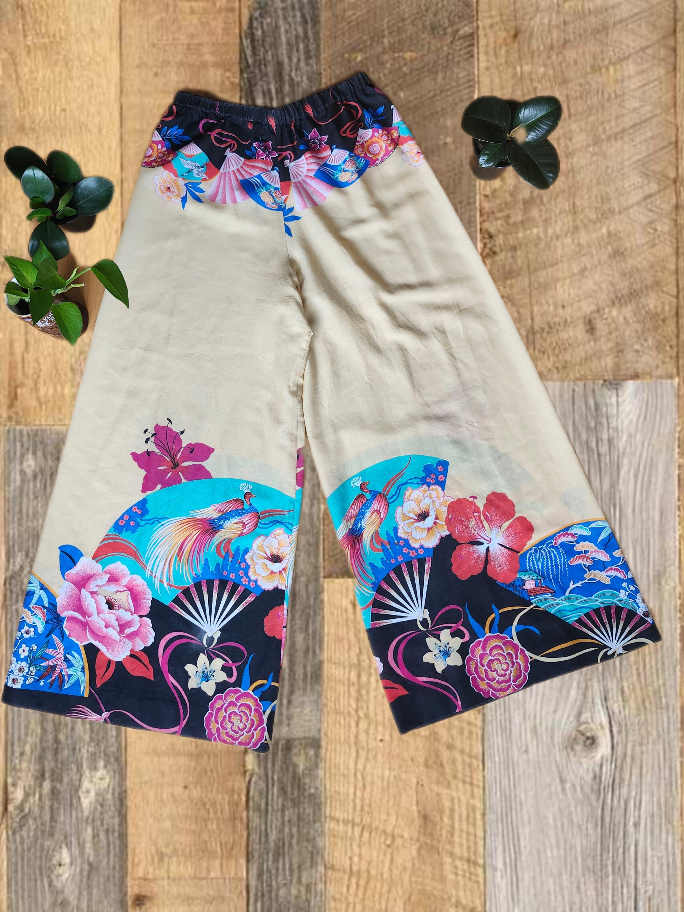 Asian Floral Pants - Etsy Asian Floral Pants - Etsy