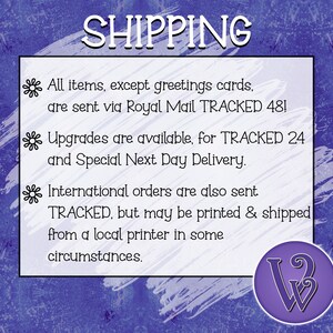 a blue poster with the words shipping on it