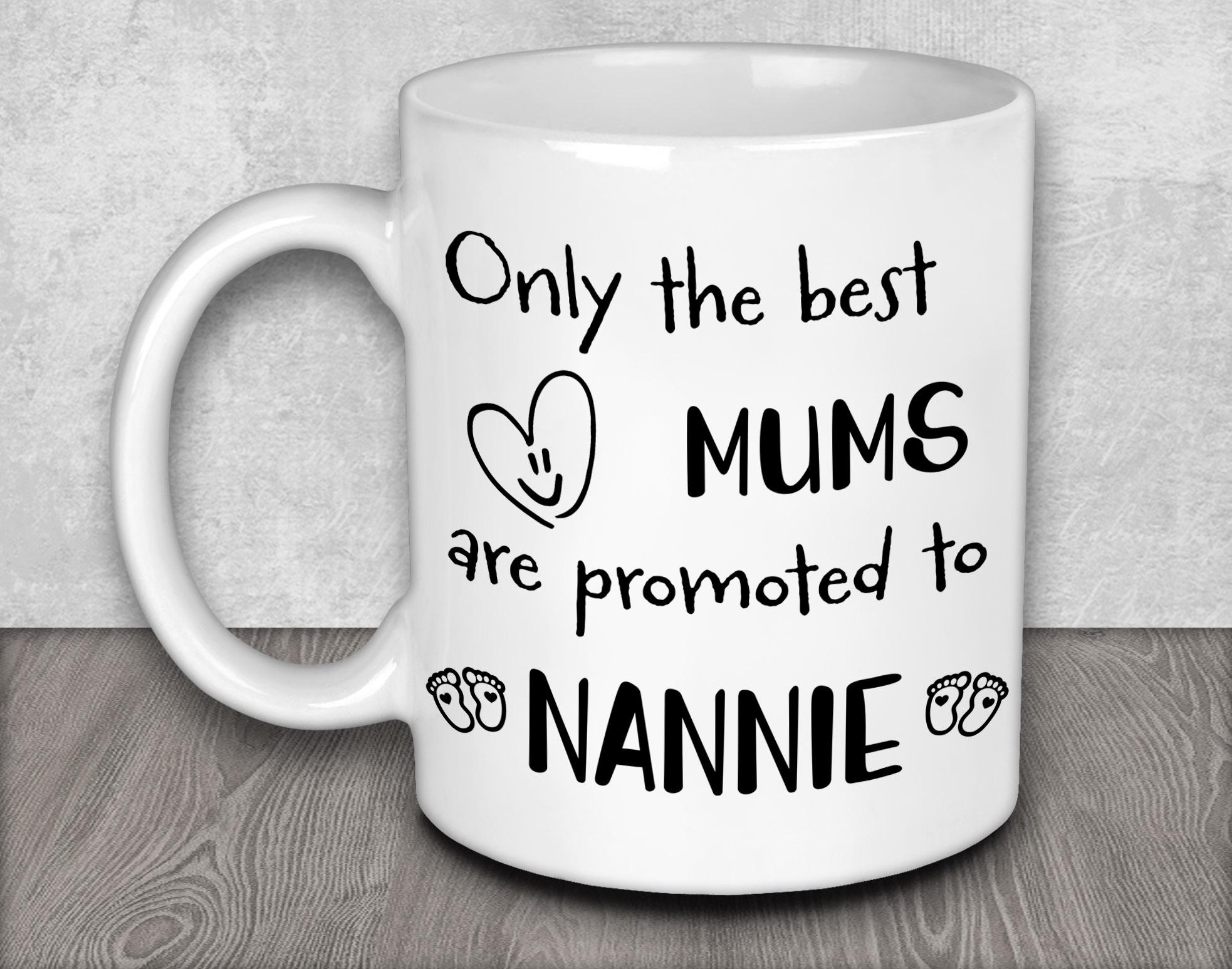 Finger Prints - Tazza stampata con scritta Only The Best Mums