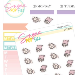D149 Game Doodles Stickers Planner Stickers- Doodle Stickers Gaming Stickers Switch Doodle Stickers Sugar Pop Fizz