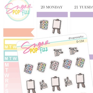 D149 Game Doodles Stickers Planner Stickers- Doodle Stickers Gaming Stickers Switch Doodle Stickers Sugar Pop Fizz