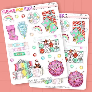 Decostickers Happy Christmas-journaling