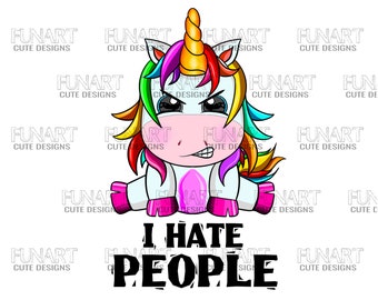 Download Angry Unicorn Svg Etsy