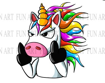 Download Fuck You Unicorn Etsy