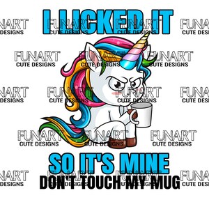 Let that shit go unicorn PNG File namasti unicorn Sublimation Design Digital Download
