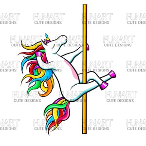 pole dance  unicorn  PNG File, Sublimation Design, Digital Download,  Designs Downloads