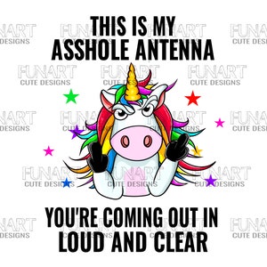 funny unicorn  PNG File, angry  unicorn Sublimation Design, cursing unicorn Digital Download, Middle finger Designs Downloads