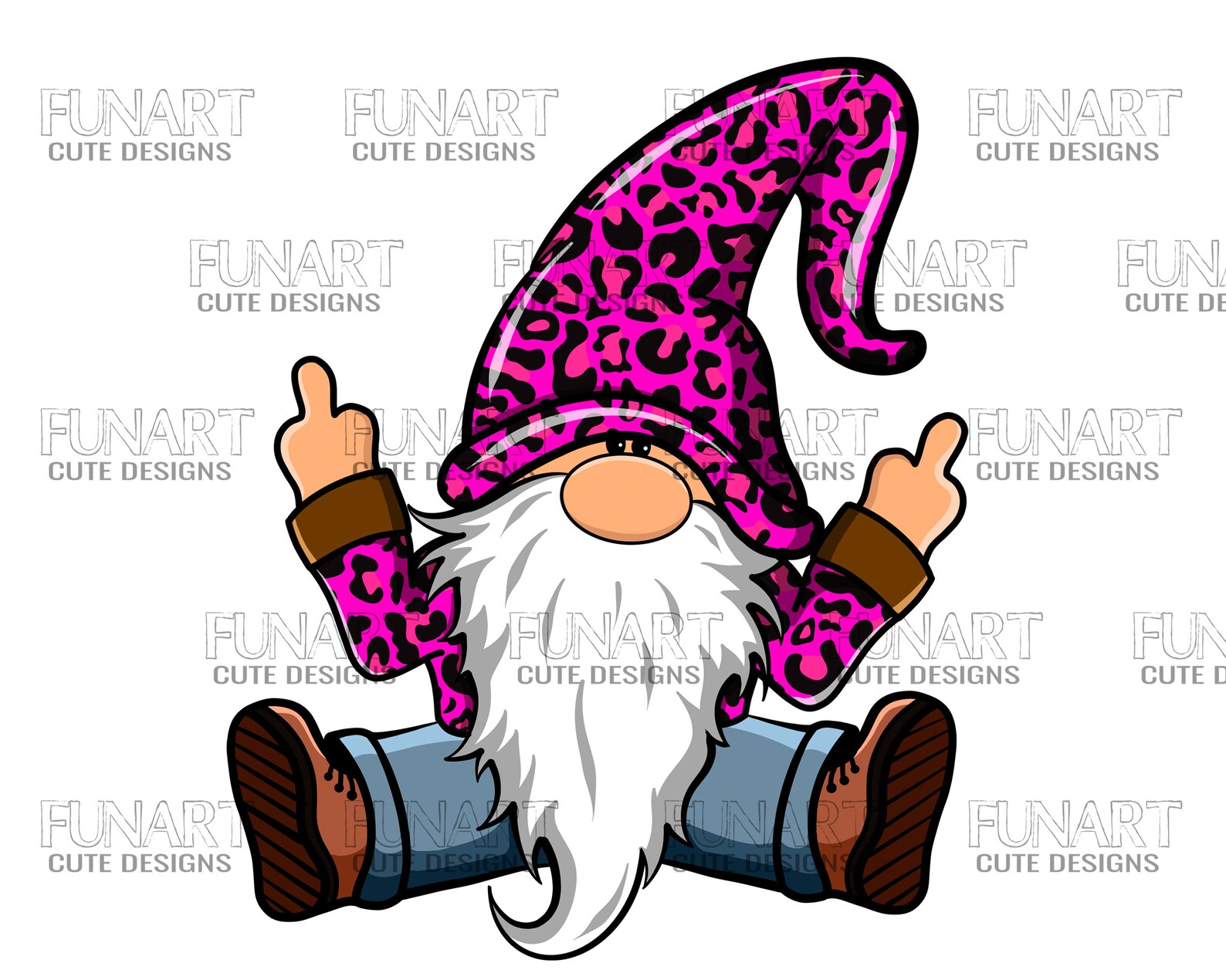 Funny Gnome Bundle PNG File Gnome Middle Finger Sublimation Etsy