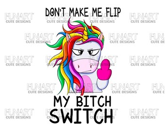 Sarcastic Unicorn PNG File: Funny Sublimation Design (Digital Download)