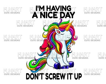 funny unicorn  PNG File, cute  unicorn  Sublimation Design, Digital Download, Designs Downloads
