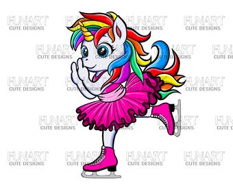 Middle finger ice skater unicorn png clipart funny ice skate   unicorn png clipart