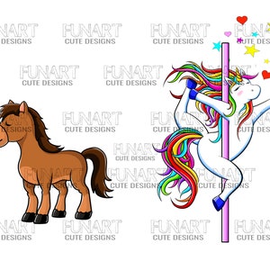 unicorn pole dance unicorn  PNG File, Sublimation Design, Digital Download,  Designs Downloads