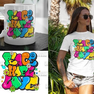 Peace love hope  design  PNG File, Sublimation Design, Digital Download