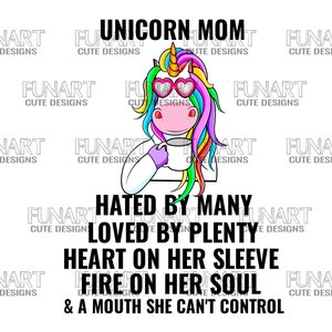 Unicorn mom   PNG File, cute  unicorn  Sublimation Design,mamacorn  Digital Download, Designs Downloads