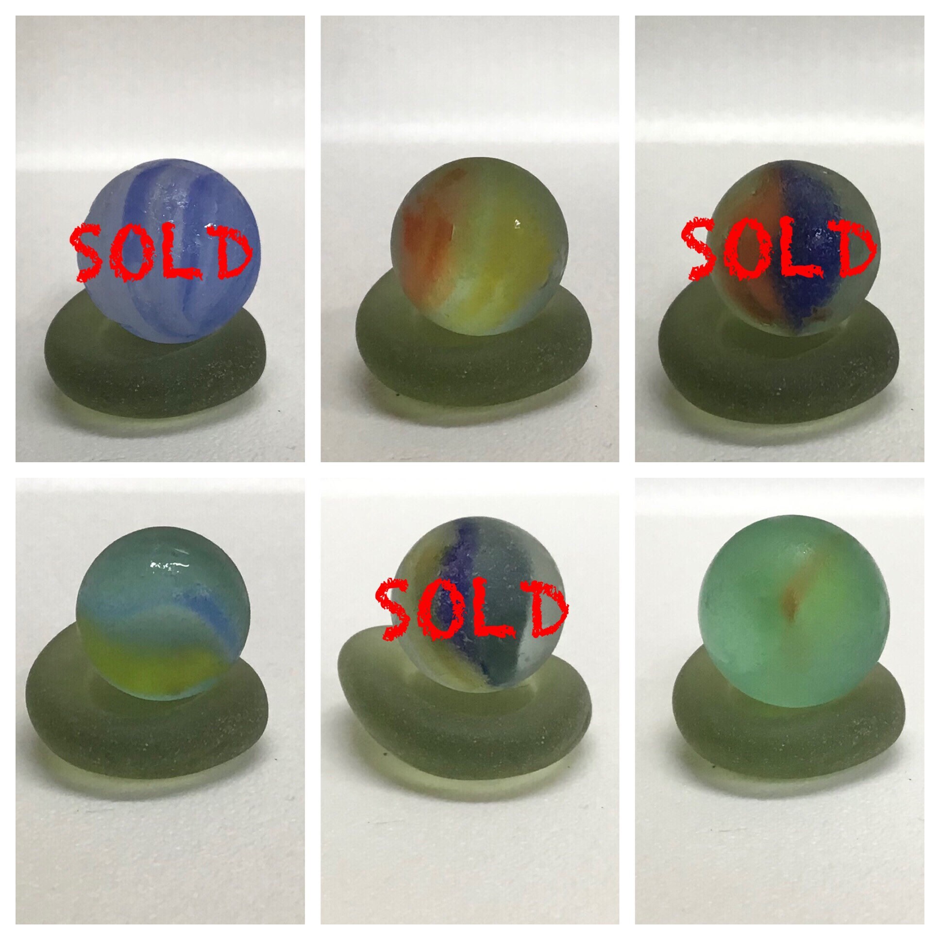 Genuine Sea Glass Marbles Collectible Marbles Historic Sea Etsy