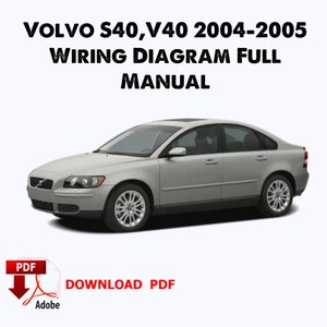 Volvo V70,V75R , XC70,XC90 2004-2005 Wiring Diagram Full Manual