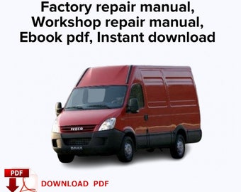 Iveco Daily 2006,2007,2008,2009,2010 Factory service repair manual,Workshop repair manual, Ebook pdf, Instant download