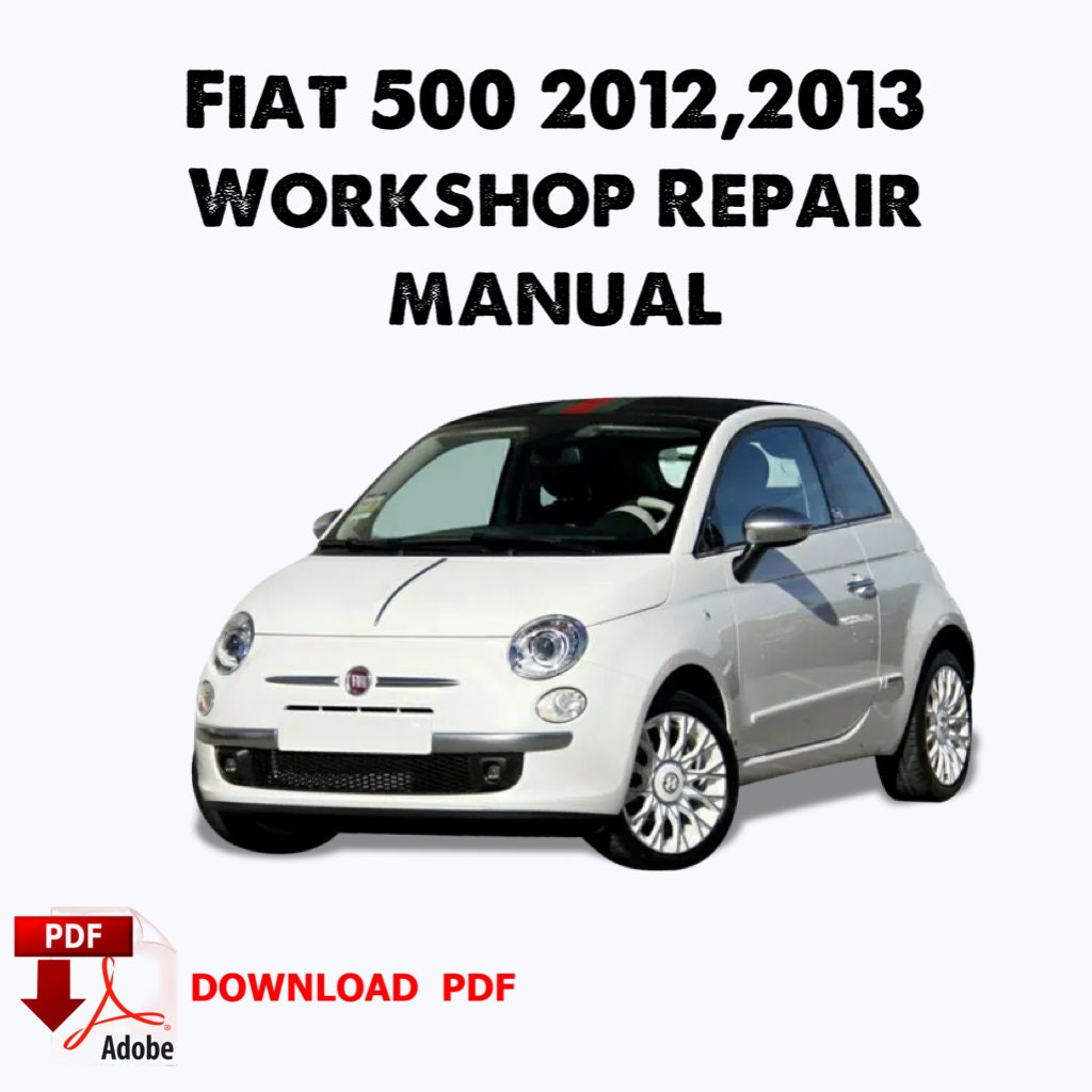 Fiat 500 Workshop Manual - Etsy