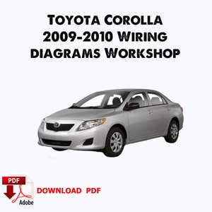 Toyota Corolla 2009-2010 Wiring Diagrams , ebook , pdf , instant download