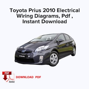Toyota Prius 2010 Wiring Diagrams, Pdf , Instant Download