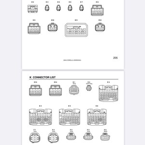 Toyota Corolla 2004 Wiring Diagram, Pdf, Instant Download - Etsy