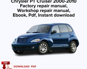 Chrysler PT Cruiser 2000-2010 Manuale di riparazione del servizio di fabbrica, Manuale di riparazione dell'officina, Ebook, Pdf, Download istantaneo