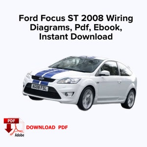 Ford Focus ST 2008 Wiring Diagrams, Pdf, Ebook, Instant Download