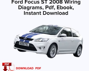 Ford Focus ST 2008 Wiring Diagrams, Pdf, Ebook, Instant Download