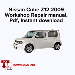 Nissan Cube Z12 2009 Engine Workshop Repair manual, Pdf, Instant download