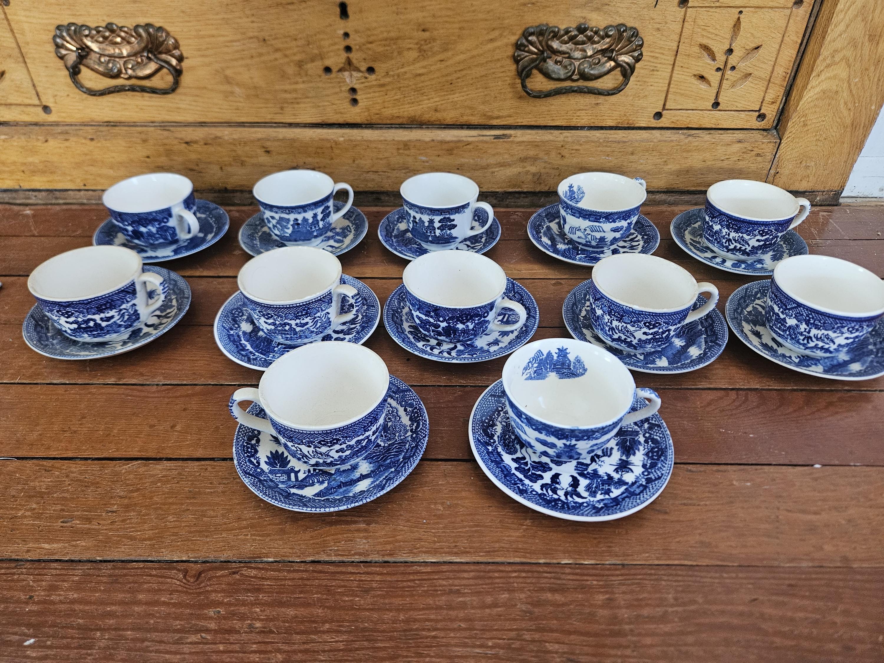 Willow tea set - Etsy 日本