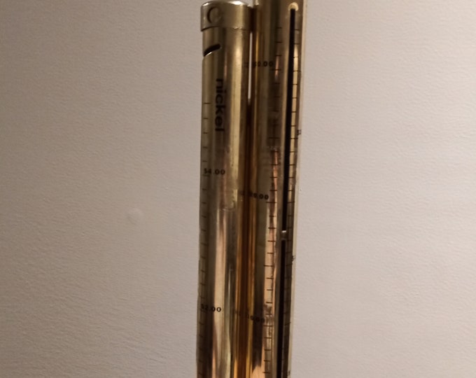 Vintage Brass Coin Bank Tubes for Quarters Dimes and Nickels Etsy