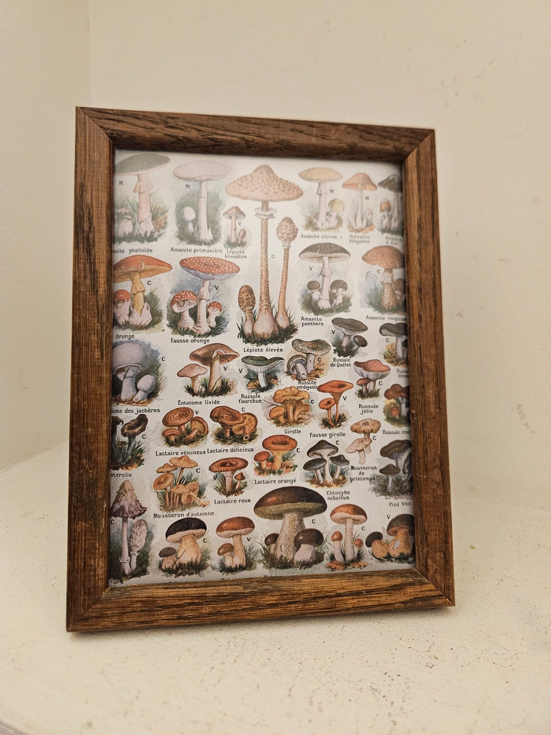 Vintage Wood Frame 5x7 Gallery Wall Tabletop Wall Decor Etsy