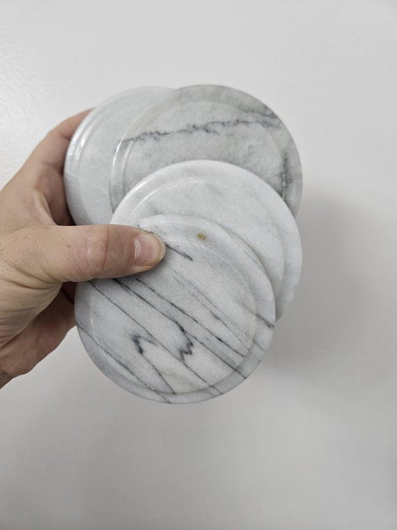 20 Posavasos De Madera Sin Acabado, Redondos De 4 Pulgadas, | Envío Gratis