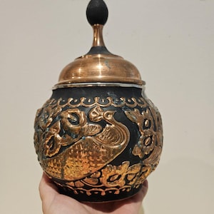 stunning copper storage container