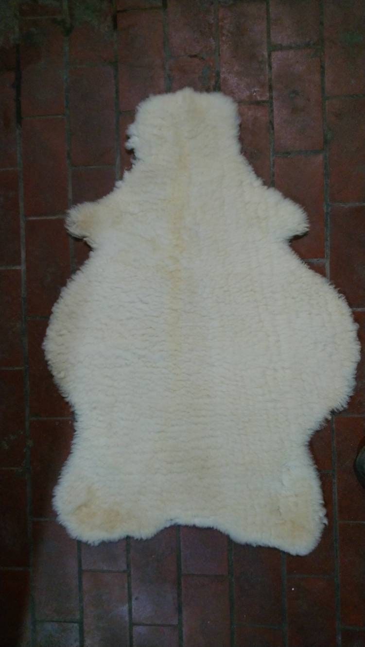 Piel de oveja curtida orgánicamente Etsy