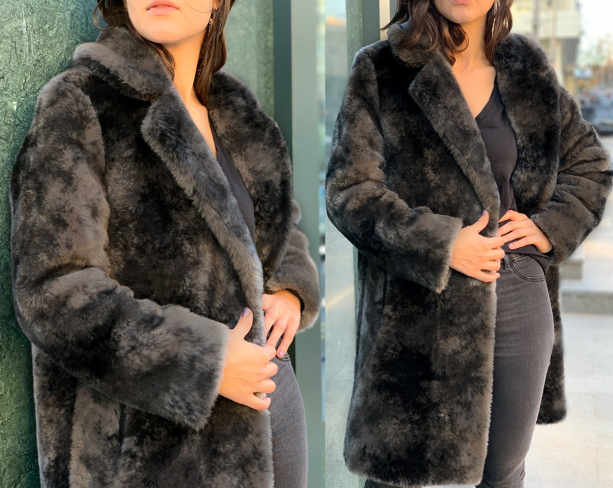 Eco Fur Jacket - Etsy