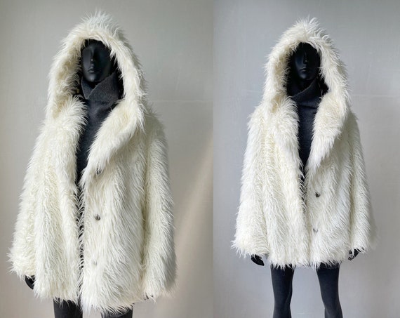 Stay Cozy and Stylish this Winter with a White Faux Fur Coat